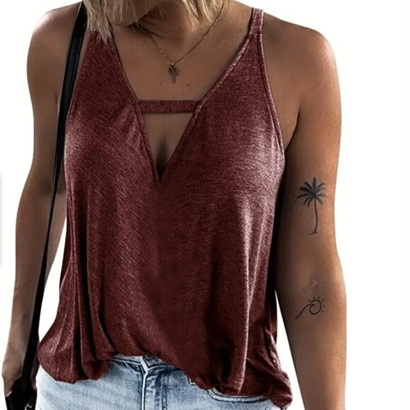 NWT Vneck Tank - Picture 1 of 2